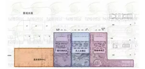 九龍半島溫泉項目主題分區(qū)圖