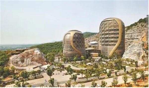 南京老山利用廢礦建成網(wǎng)紅酒店和主題公園