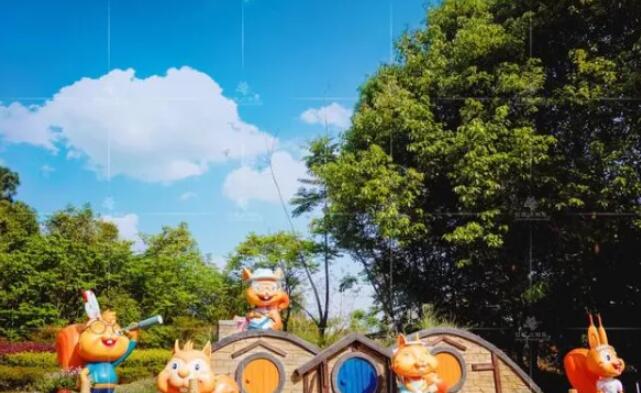 無動力樂園松鼠主題